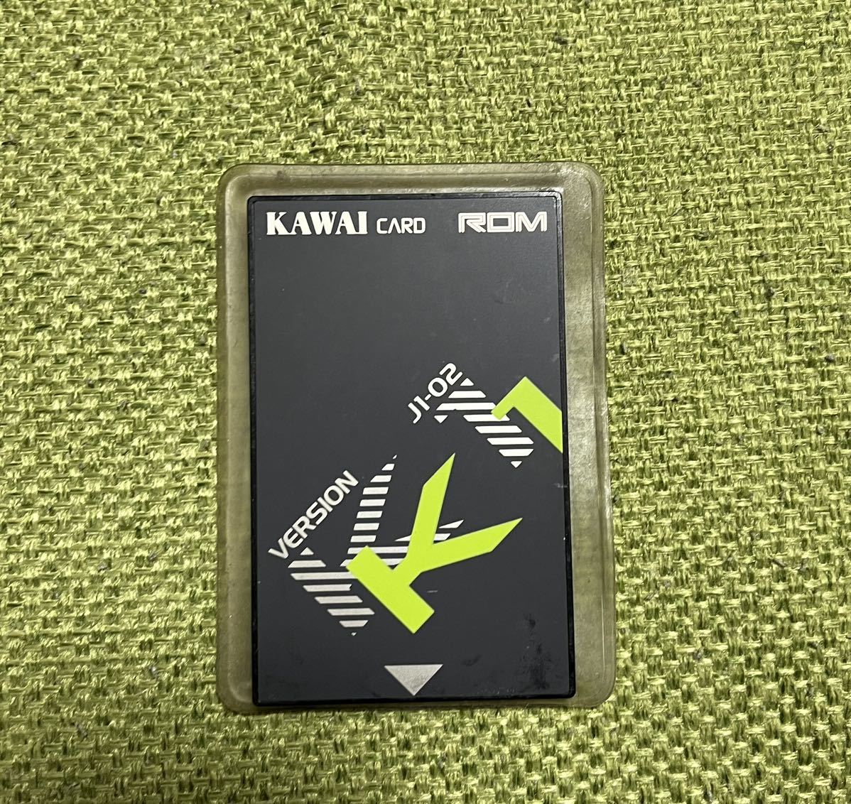KAWAI 80年代シンセK1 + ROMカード Kawai K1 J1-02 Rom Card シンセサイザー シンセ音楽カード(キーボード