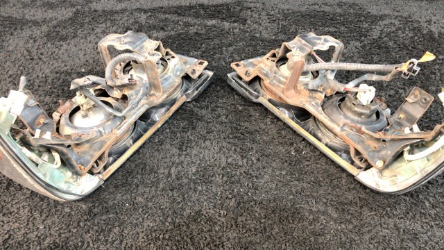 トヨタ クラウンバン GS136V 丸目 ヘッドライト コーナーランプ GS130