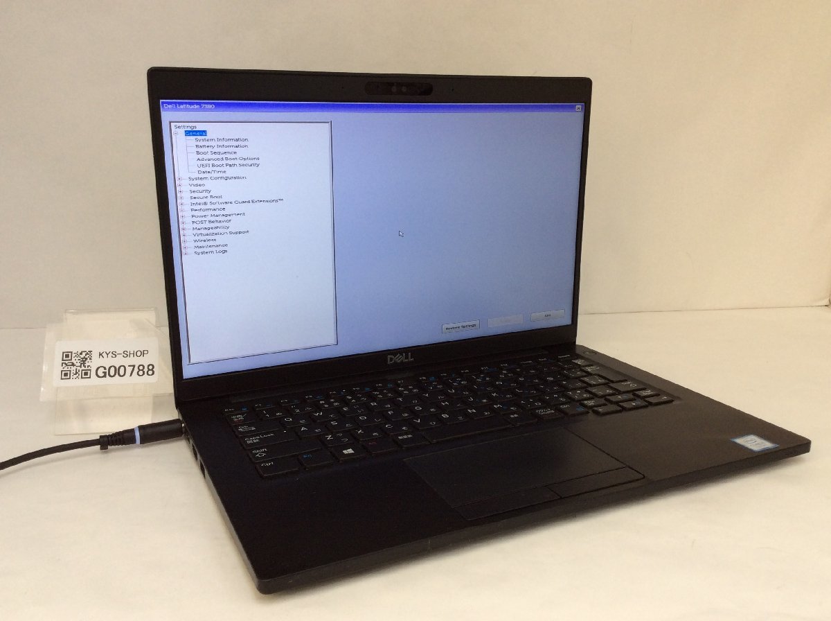 XPS P82G i7 Core 0 Dell Gen | ジャンクDell DELL 13.3インチ i5