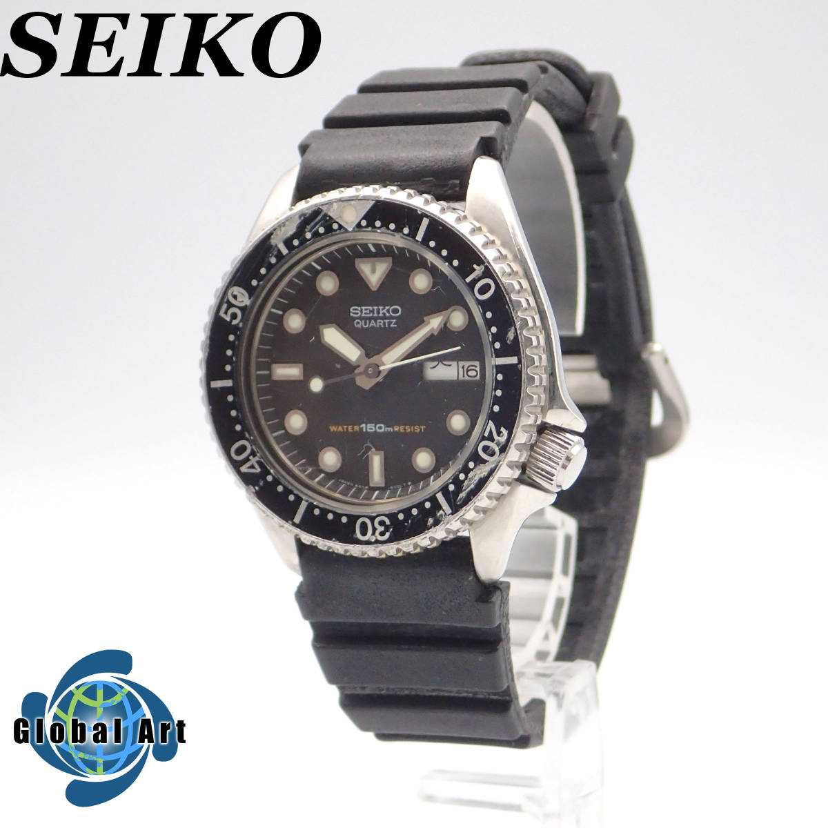 クォーツ デイデイト SEIKO セイコー 電池式 Sシリーズ 稼働 メンズ 