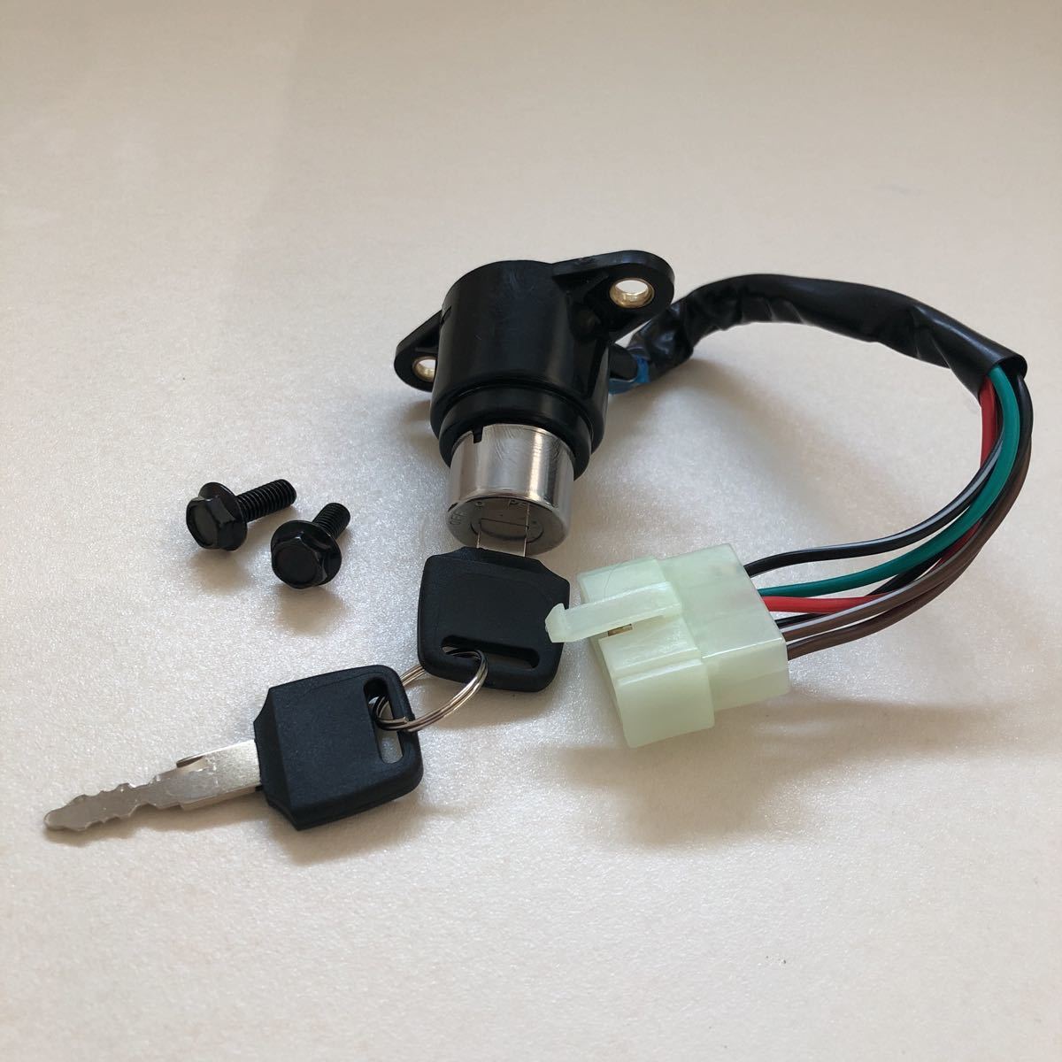 CB400T/N メインキー ASSY 新品即決 CB250T/N ホークⅢ （純正タイプ） 取り付けネジ付き