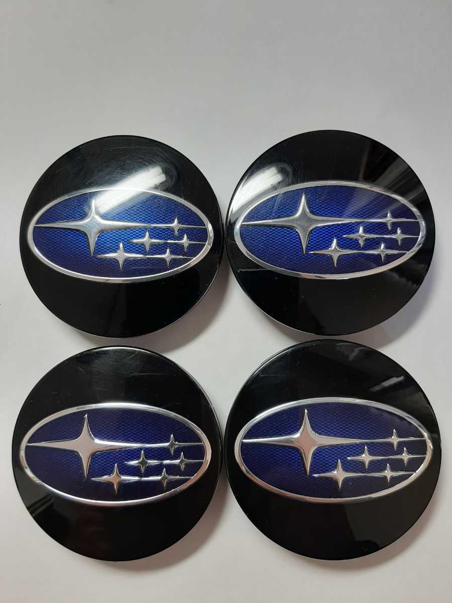 美品スバル 純正 STI センターキャップ 4個セット SUBARU