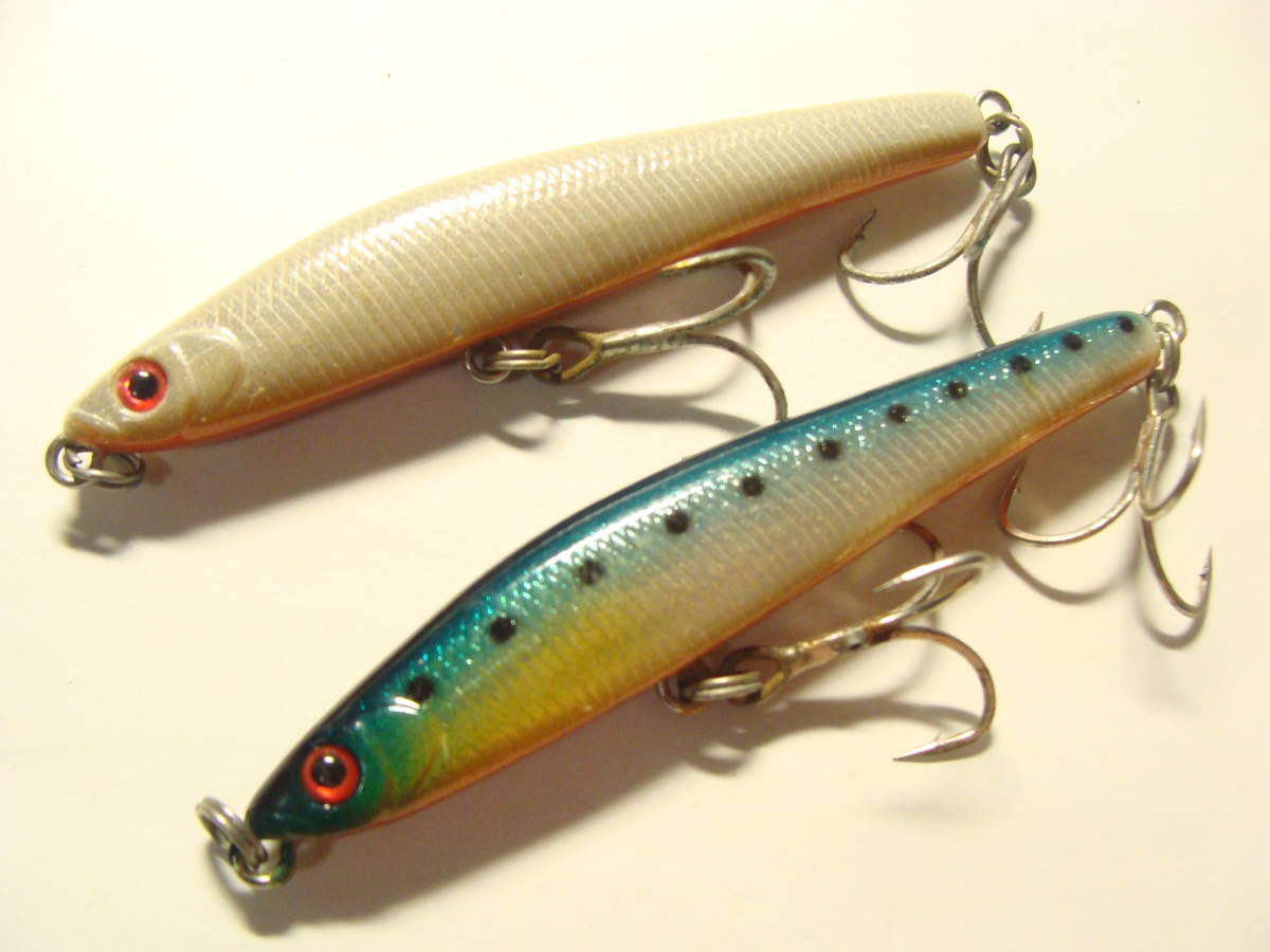 ダイワ レイジー 80 S 月光ホワイト 月光イワシ 2本セット DAIWA LAZY