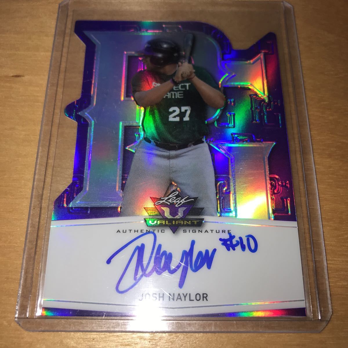 2014「JOSH NAYLOR」10枚限定直筆（AUTO)カード/Leaf ジョシュ 