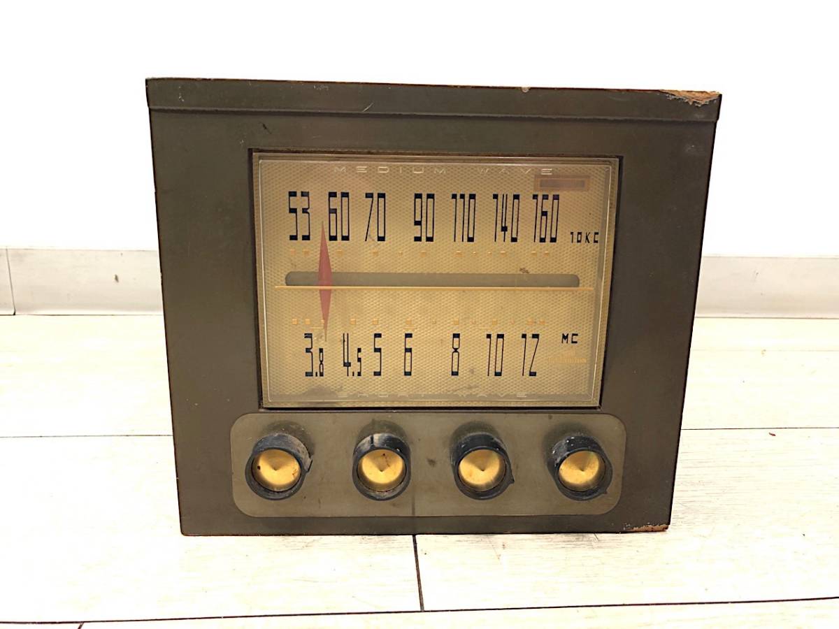 1/063 【ジャンク品】コロンビア COLUMBIA 真空管受信機 ラジオ