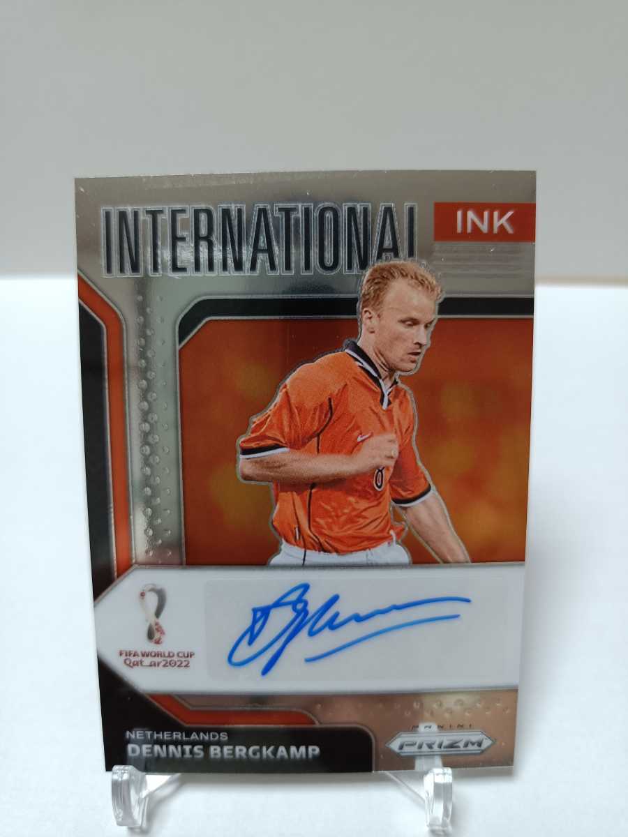 2022 Prizm FIFA World Cup Qatar 【Dennis Bergkamp】デニス・ベルカンプ直筆サインカード★ International Ink #I-DB Auto