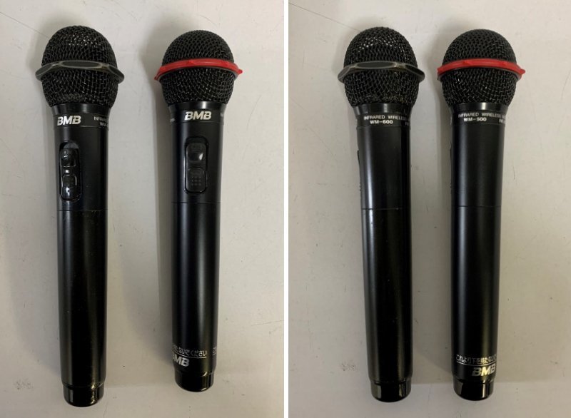 BMB ▽MBMワイヤレスマイクWM-600充電器MH-500ジャンク(通電確認のみ)▽