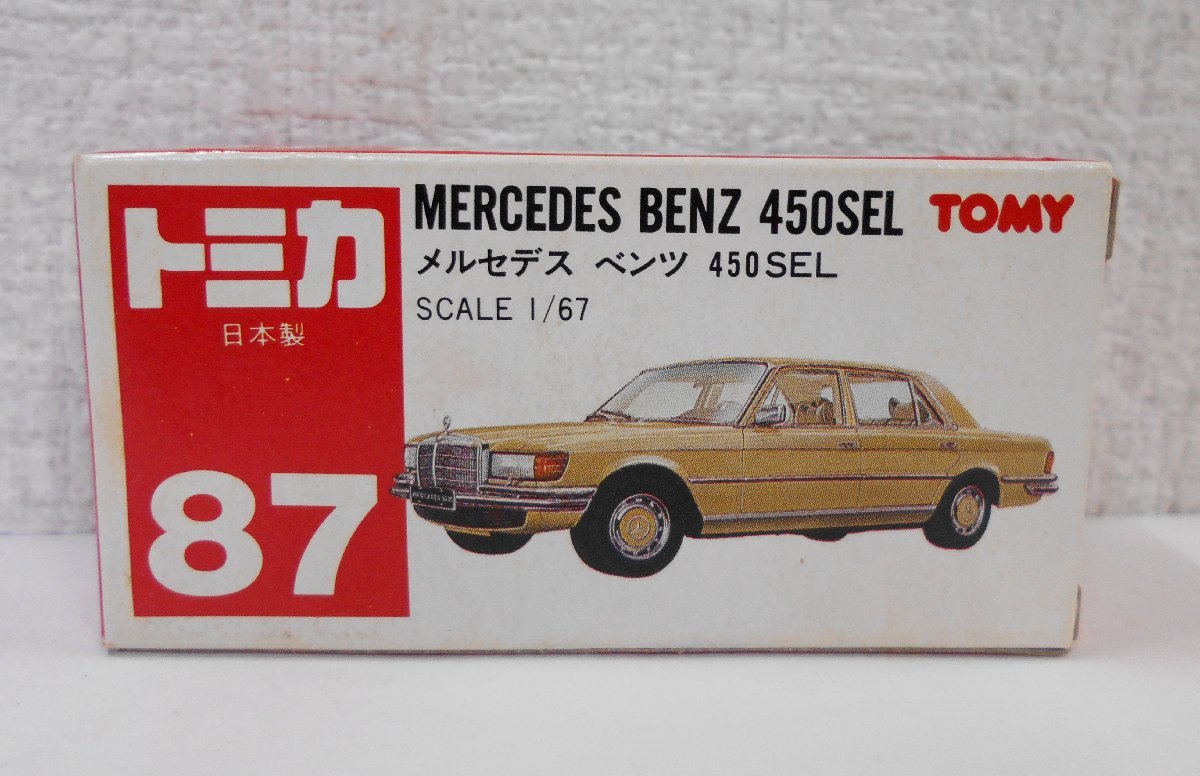 450SEL トミカ 日本製 メルセデス ベンツ メルセデスベンツ 赤箱 0