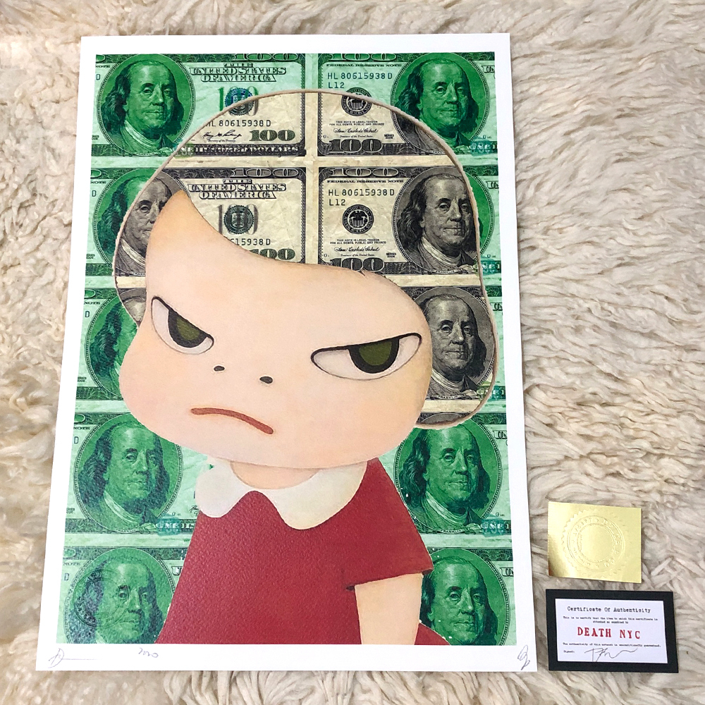 奈良美智 カウズ 現代アート ポスター 奈良美智 カウズ 現代アート