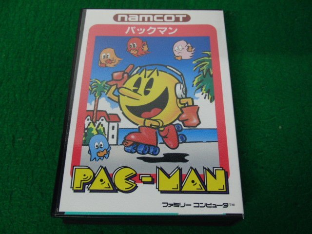 ファミコンソフト パックマン ハードケース版 箱、説明書、保証書