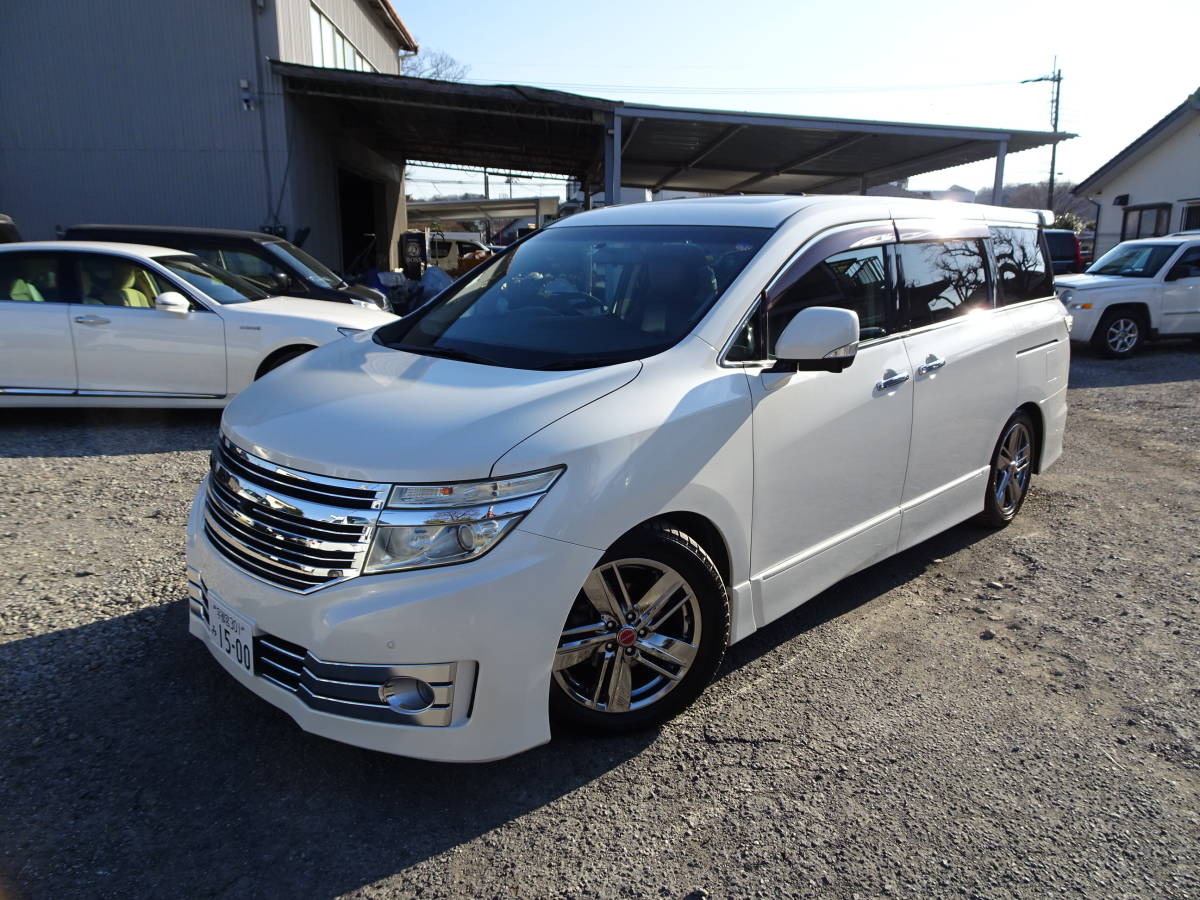 エルグランド*ライダー*4WD*革*W/SR*両パワスラ*フリップダウン*HID