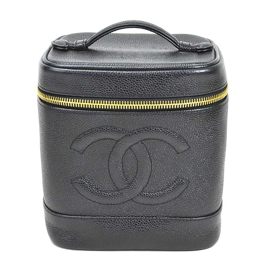CHANEL シャネル ハンドバッグ バニティバッグ ココマーク キャビア