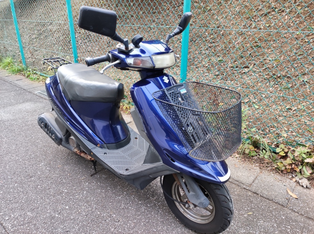 アドレスv100 CE13A エンジン実働 ベース、部品取りに！ アドレスV100