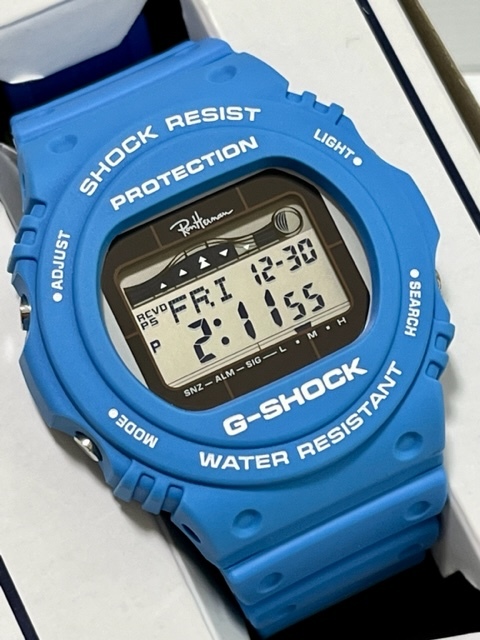 送料無料，低価 CASIO G-SHOCK × Ron Herman GWX-5700CS ブルー ロン