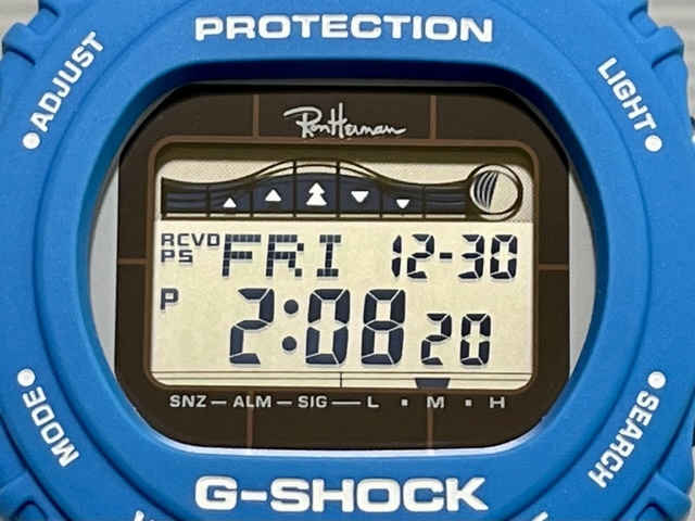 送料無料，低価 CASIO G-SHOCK × Ron Herman GWX-5700CS ブルー ロン