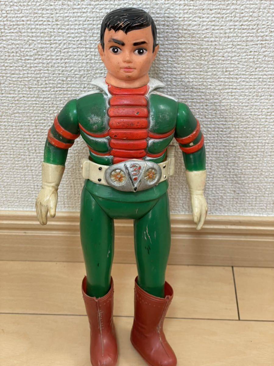 ポピー 仮面ライダーV3 ライダーマン ミニソフビ 昭和レトロ 当時