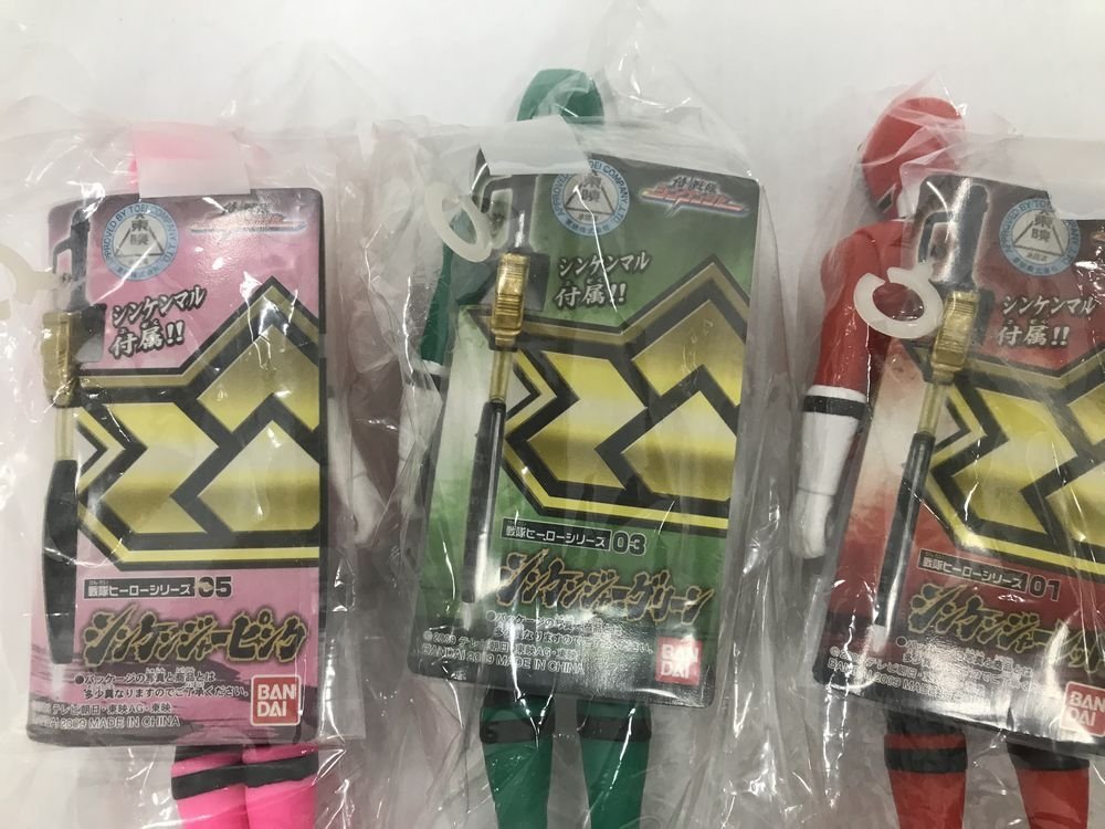 Ga010☆戦隊ヒーローソフビシリーズ 侍戦隊シンケンジャー 5体セット 