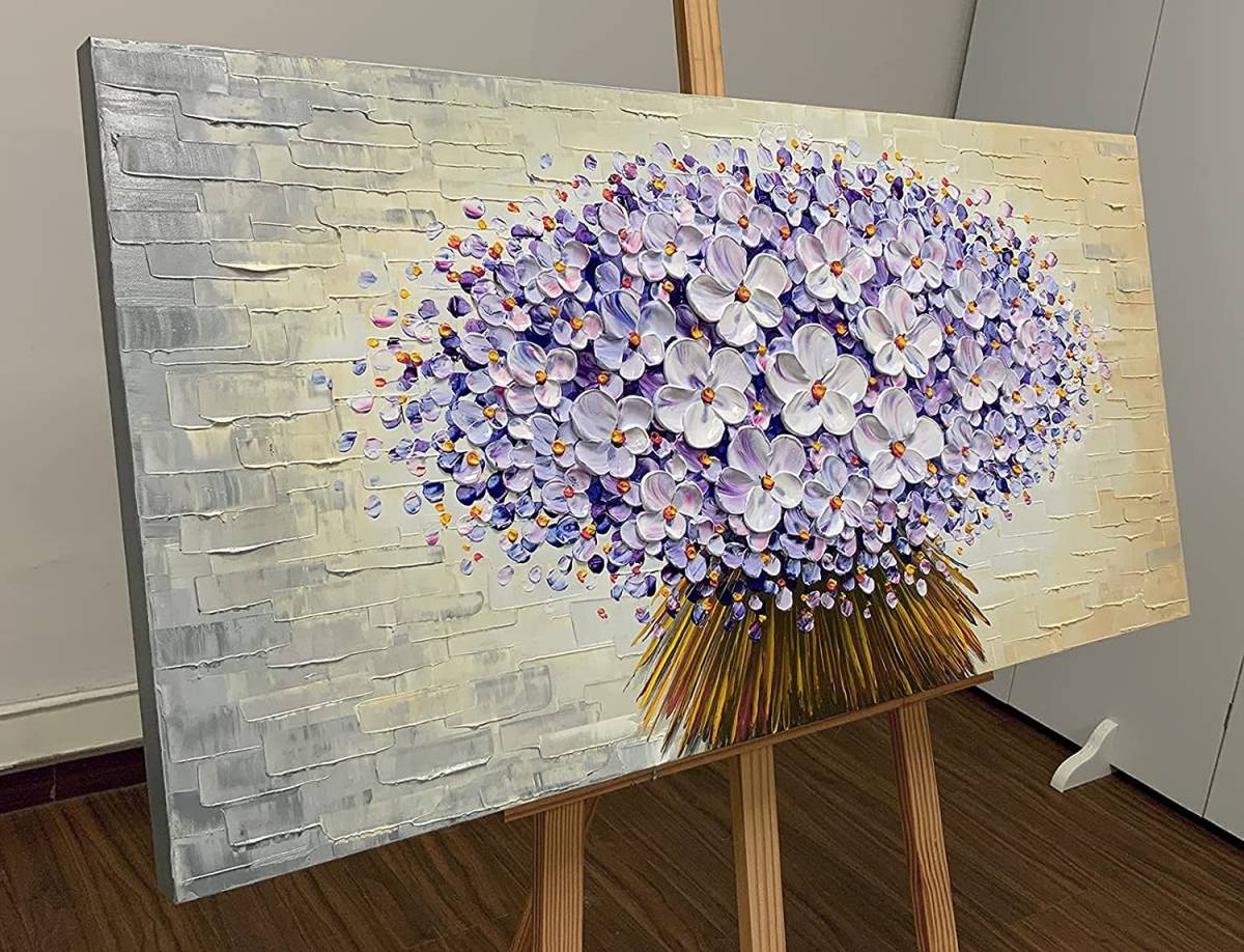 50x100cm 手描き 肉筆 現代アート 新品 インテリア 絵 絵画 壁掛け