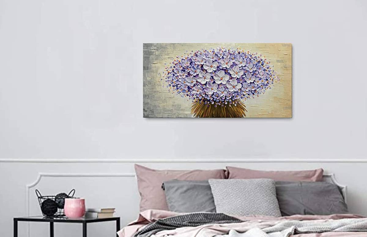 50x100cm 手描き 肉筆 現代アート 新品 インテリア 絵 絵画 壁掛け