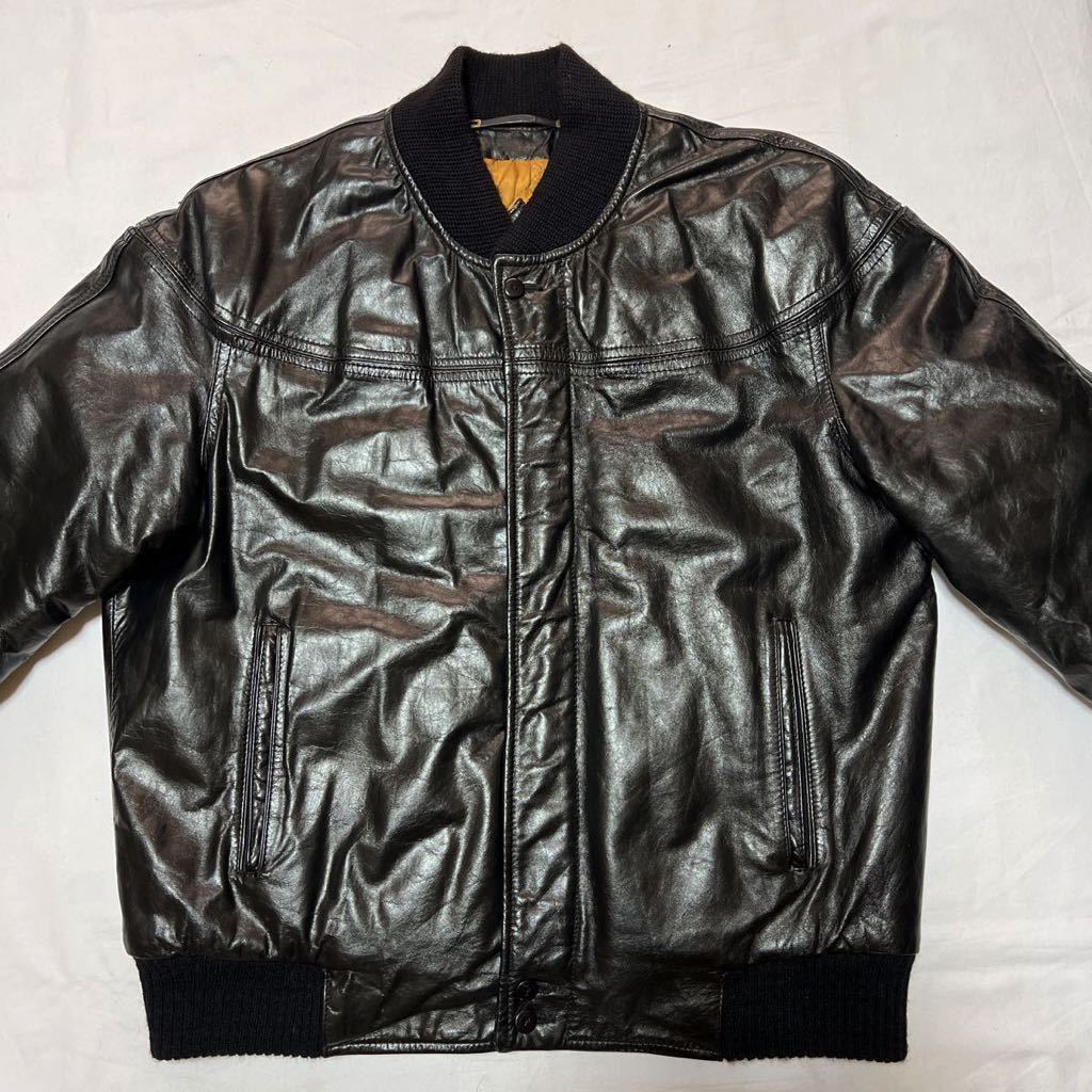超スペシャル 70s カタリナ レザーダービージャケット 40 ロイヤルブラウン ブラック! 極美品! 80s catalina カタリナ レザー ダービージャケット