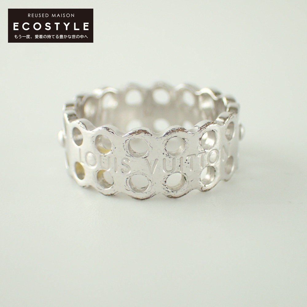 【1円】LOUIS VUITTON ルイ・ヴィトン M66662 バーグ・ハイドアンドシーク リング・指輪 M シルバー レディース