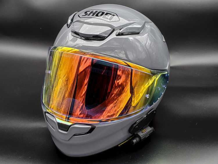SHOEI CWR-F2シールド スモークミラーファイヤーオレンジ Z8 X15 SKY