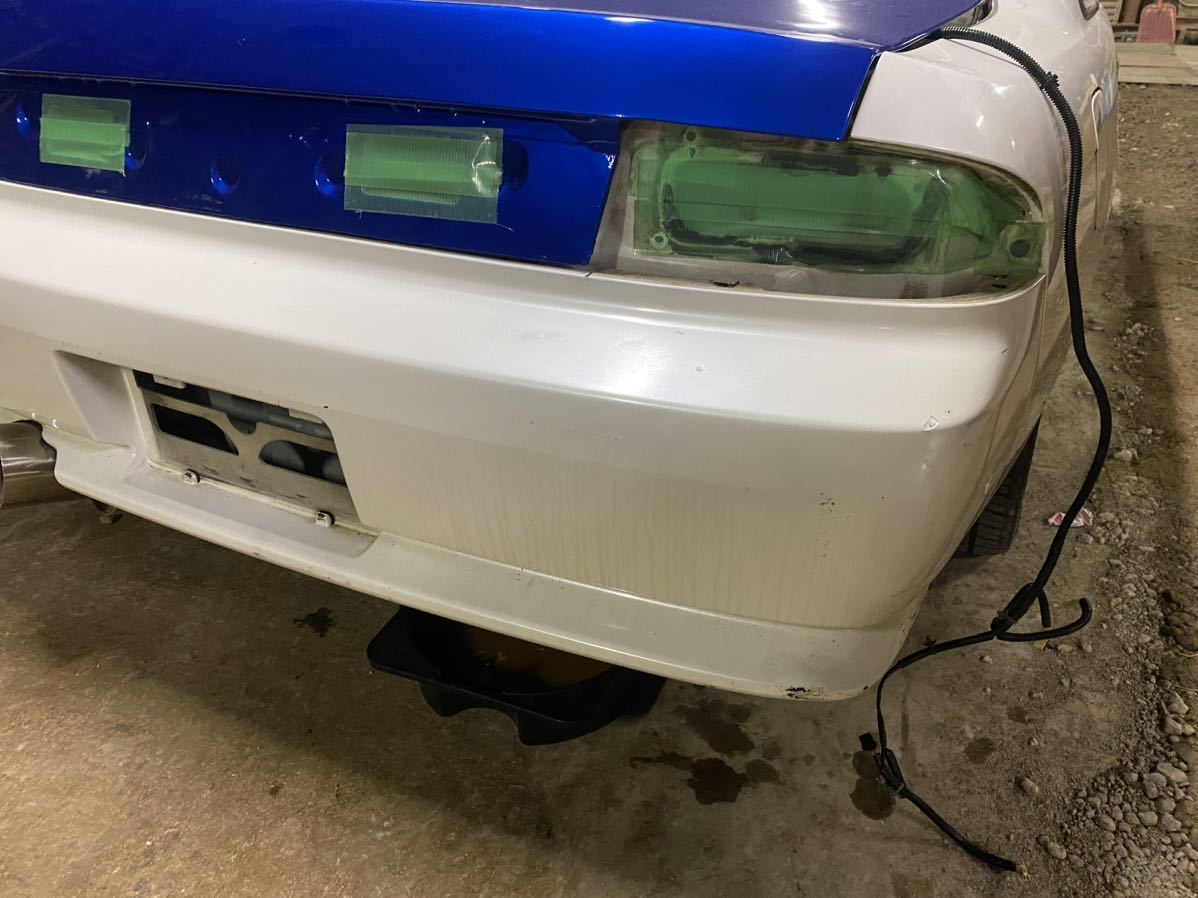 バンパー s14後ろ シルビア クニーズ シルビア S14 後期 リアバンパー