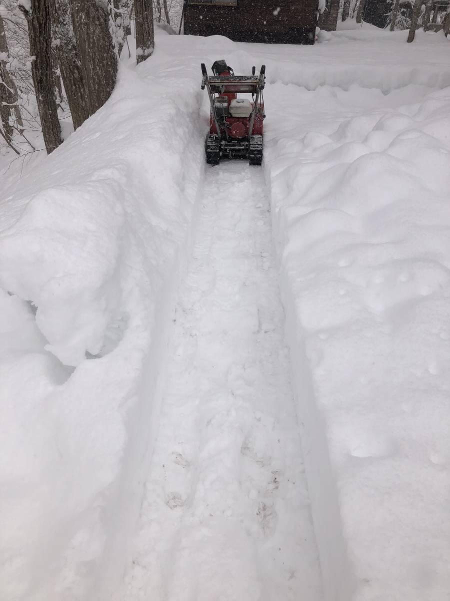 ホンダ 除雪機 スノーラ HS55 動作良好 引取限定 福島県 南会津町