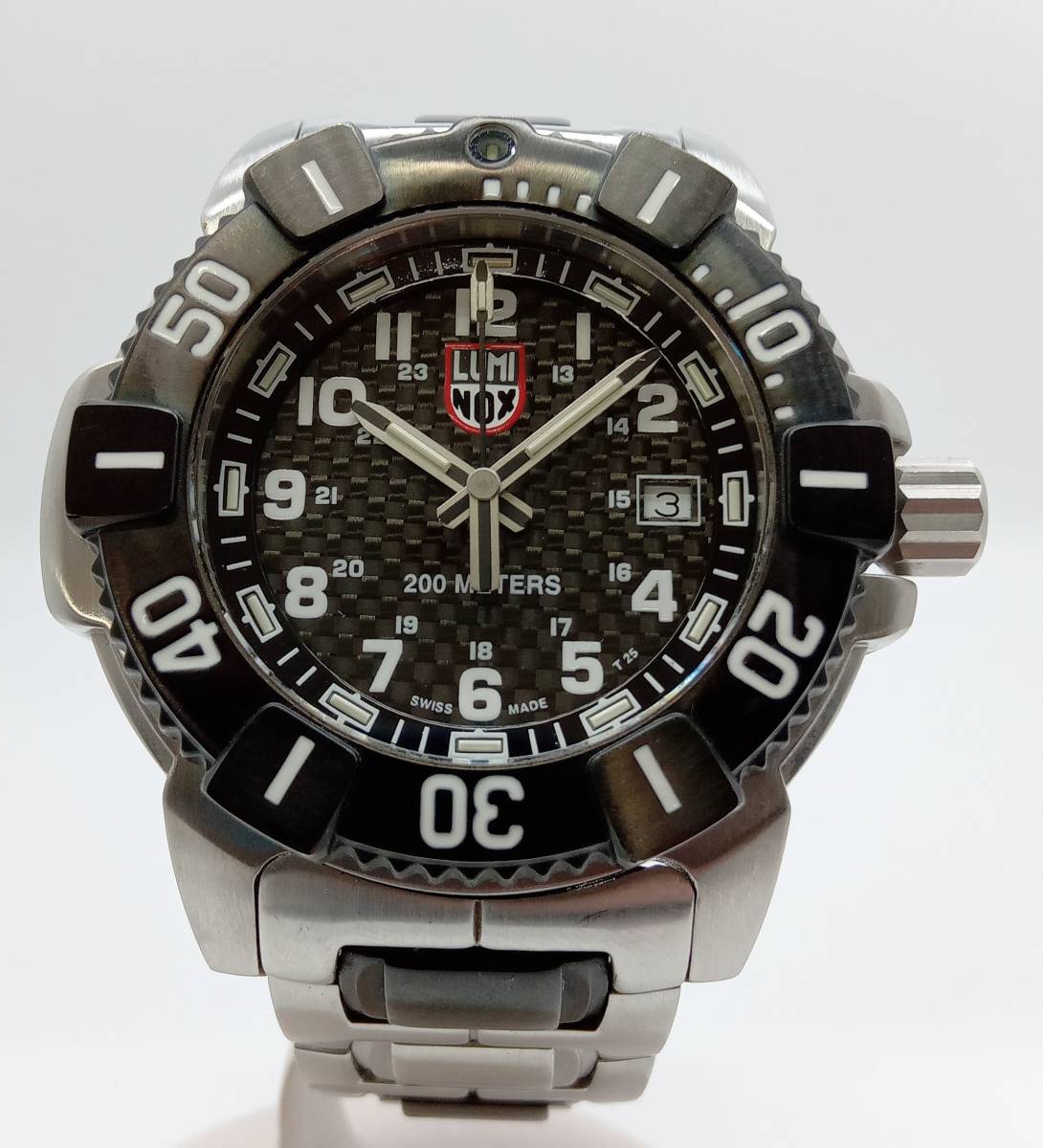 LUMINOX ルミノックス シリーズ6100 6200 メタルバンド LUMINOX ルミノックス シリーズ6100 6200 メタルバンド 3針 デイト