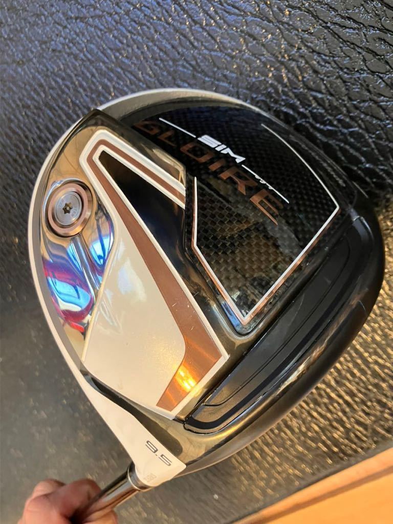 ◆中古美品◆テーラーメイド Sim glore 9.5度◆純正Air speeder TM ◆Sフレックス◆シム グローレ