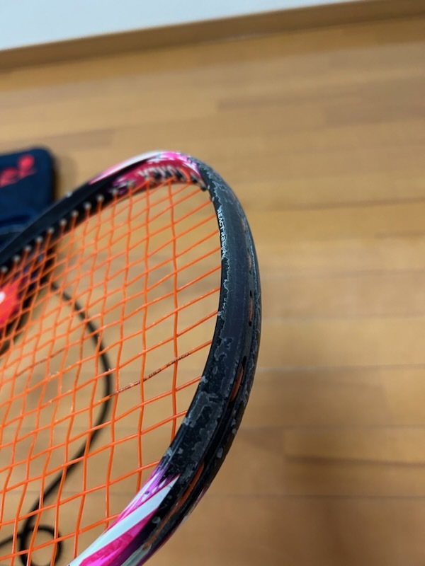 中古 YONEX ヨネックス 軟式用 テニスラケット GEOBREAK 50S ジオ