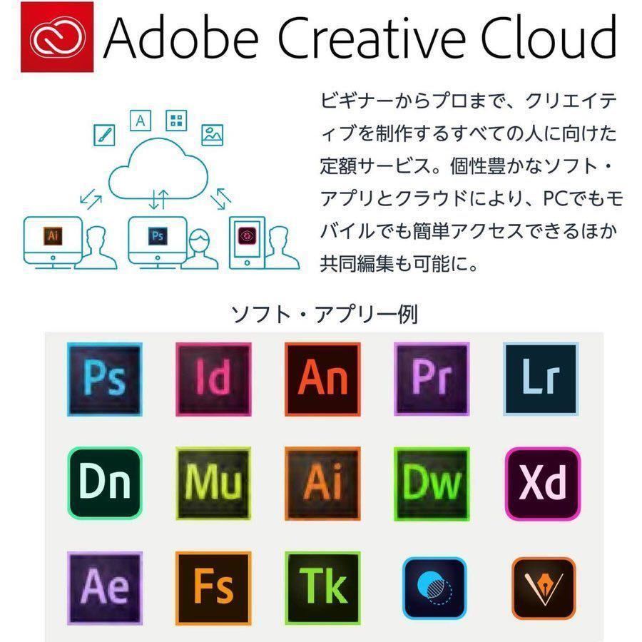 8PC】Adobe Creative Cloud コンプリート12ヶ月契約 Windows，Mac等