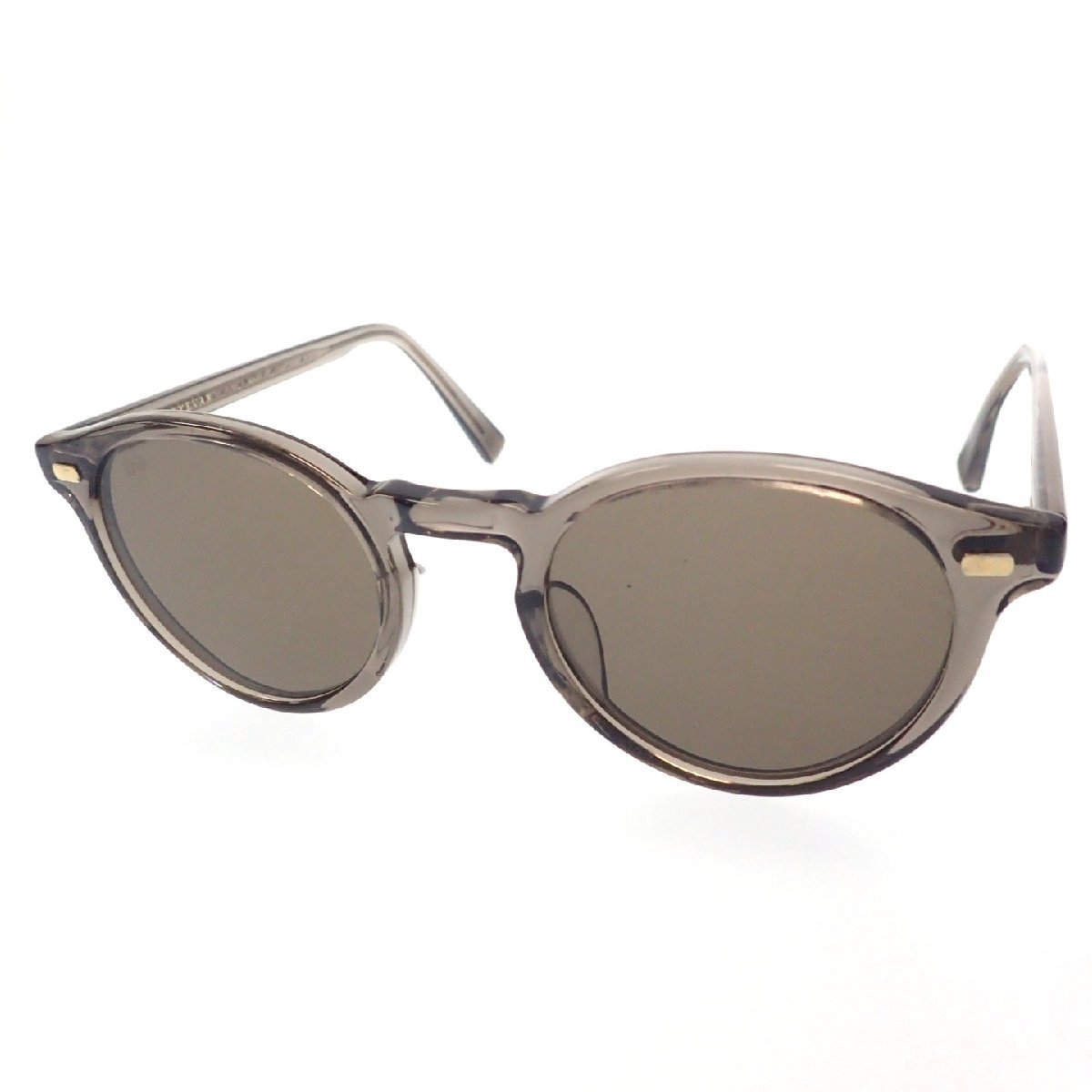 美品◇アイヴァン サングラス Puerto 47□22-145 グレー系 ケース付