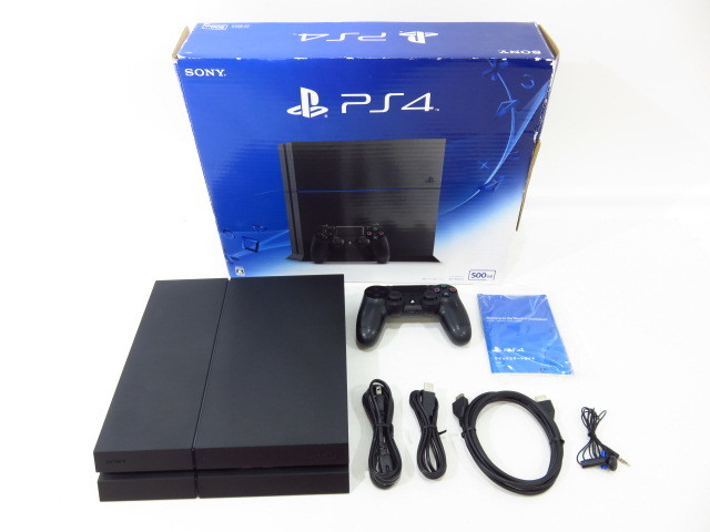 赤字超特価，大人気 n1069k SONY PlayStation4 PS4 CUH-1200A 500GB ジェットブラック 動作確認 初期化済 051-000100(PS4本体)｜売買されたオークション情報、yahooの商品情報をアーカイブ公開 - オークファン PS4本体