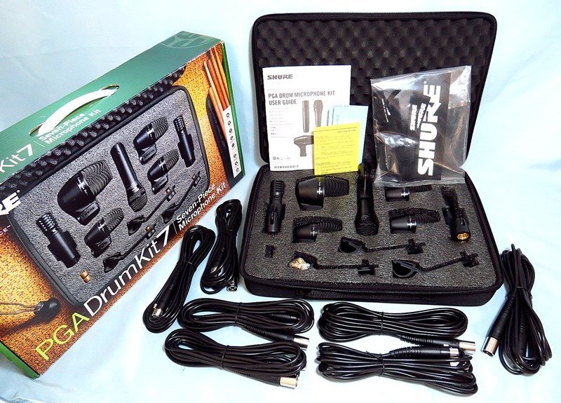 SHURE PGA DRUMKIT 7 マイクセット 送料込 ドラム録音 Shure PGADRUMKIT7 7-Piece Drum Microphone Kit PGADRUMKIT7 B&H