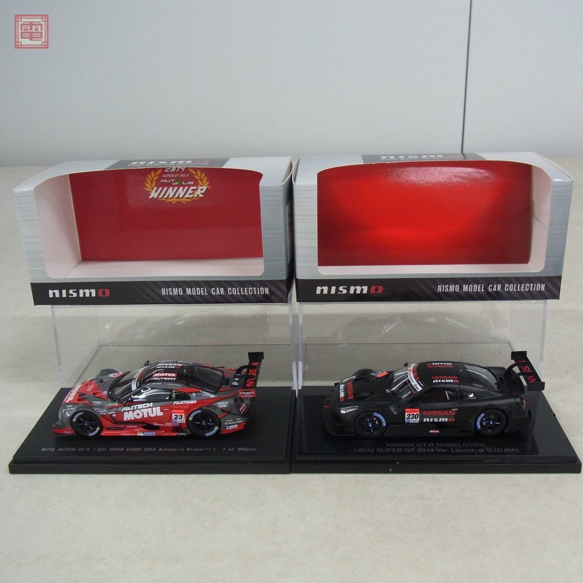 【最安値，新作登場】 エブロ 1/43 日産 GT-R ニスモ GT500 スーパーGT 2014 ラウンチバージョン/モチュールオーテック GT-R 2014 オートポリス 計2点set 10(レーシングカー)｜売買されたオークション情報、yahooの商品情報を レーシングカー