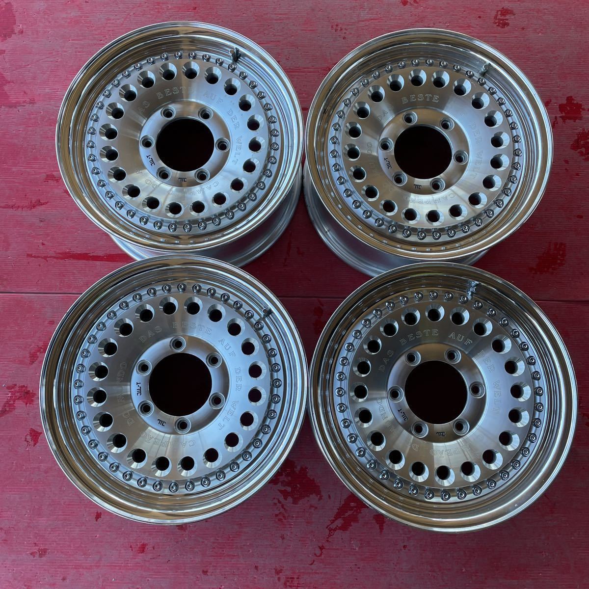 深リム 3ピース CAMPEAO DO MUNDO DAS BESTE AUF DER WELT 16×6.5JJ+42  