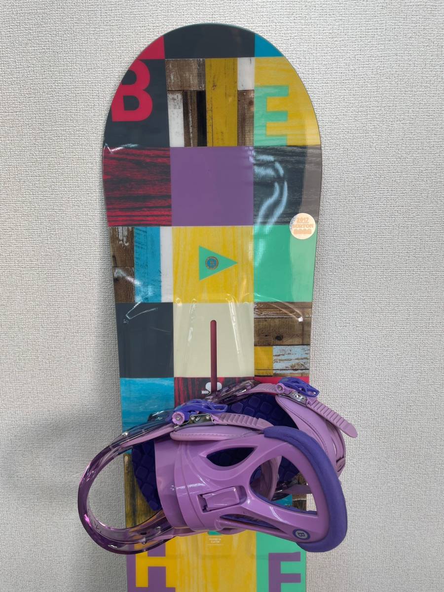 【BURTON】FEATHER 144 スノーボード ビンディングセット BURTON/バートン/スノーボード/板/144cm/バインディング/FEATHER44