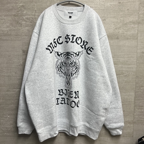 彫師美漸-BIZEN MFC STORE エムエフシーストアー TIGER CREWNECK 彫師美漸-BIZEN MFC STORE エムエフシーストアー TIGER CREWNECK