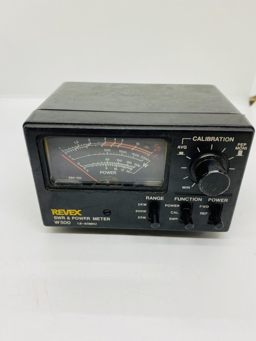 REVEX W500 SWR計 POWER METER リーベックス CB無線 ジャンク品