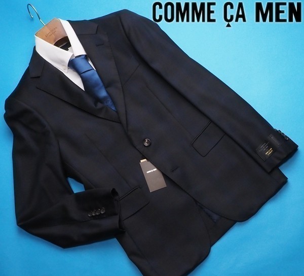 限定セール，爆買い 定価6.4万円 COMME CA MEN コムサメン 10マンス CERRUTI IL principe チェルッティ 伊製生地 ジャケットSS濃紺 09 03GL02(XSサイズ以下)｜売買されたオークション情報、yahooの商品情報をアーカイブ公開 - オ XSサイズ以下