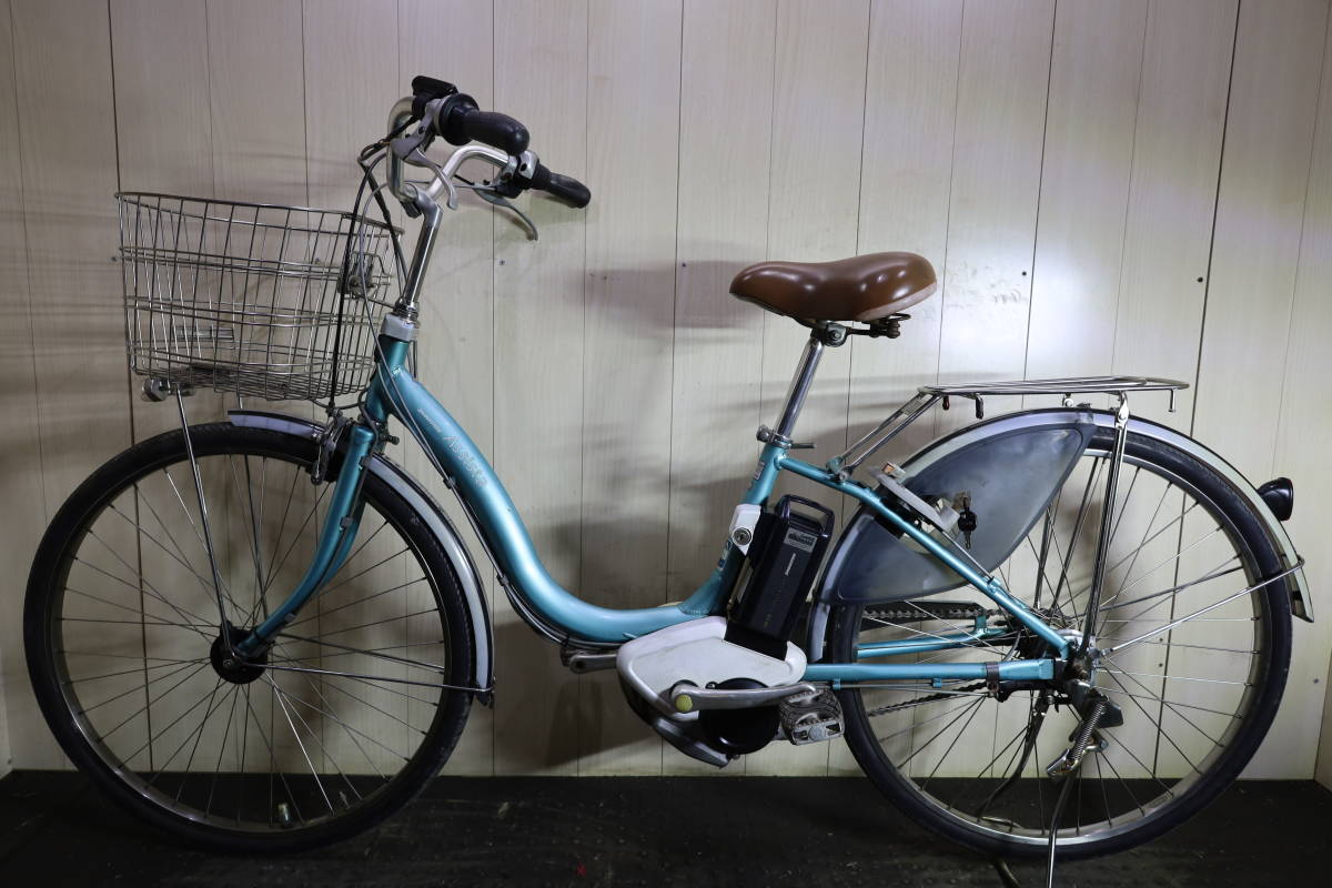 現行美品！ブリヂストン アシスタDX A6D83 リチウム8.7AH 26インチ 3段 LED