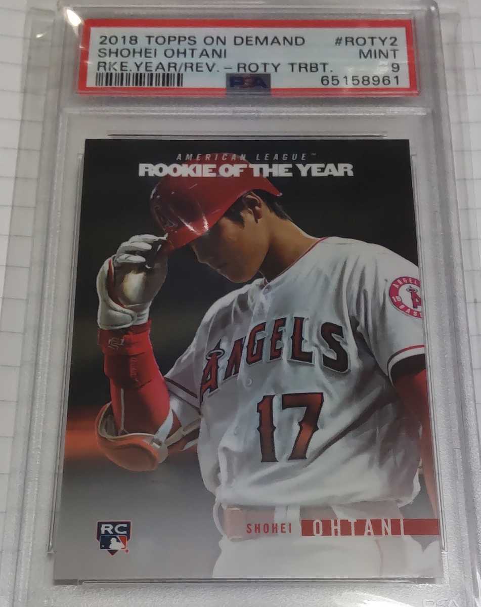 PSA9☆MINT】【1円スタート☆多数出品中】大谷翔平 2018 Topps on demand