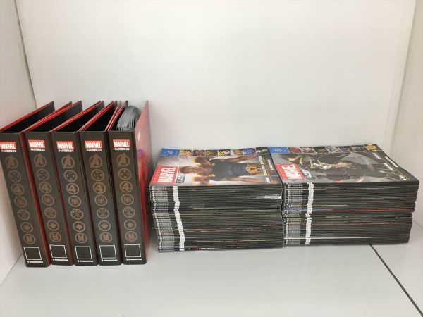 ディアゴスティーニ MRVEL FACT FILES マーベル ファクトファイル 81号-200号 不揃い 約120冊 バインダー5冊付き 2301BKS025 Marvel Fact Files DeAGOSTINI デアゴスティーニ公式 Bonuses