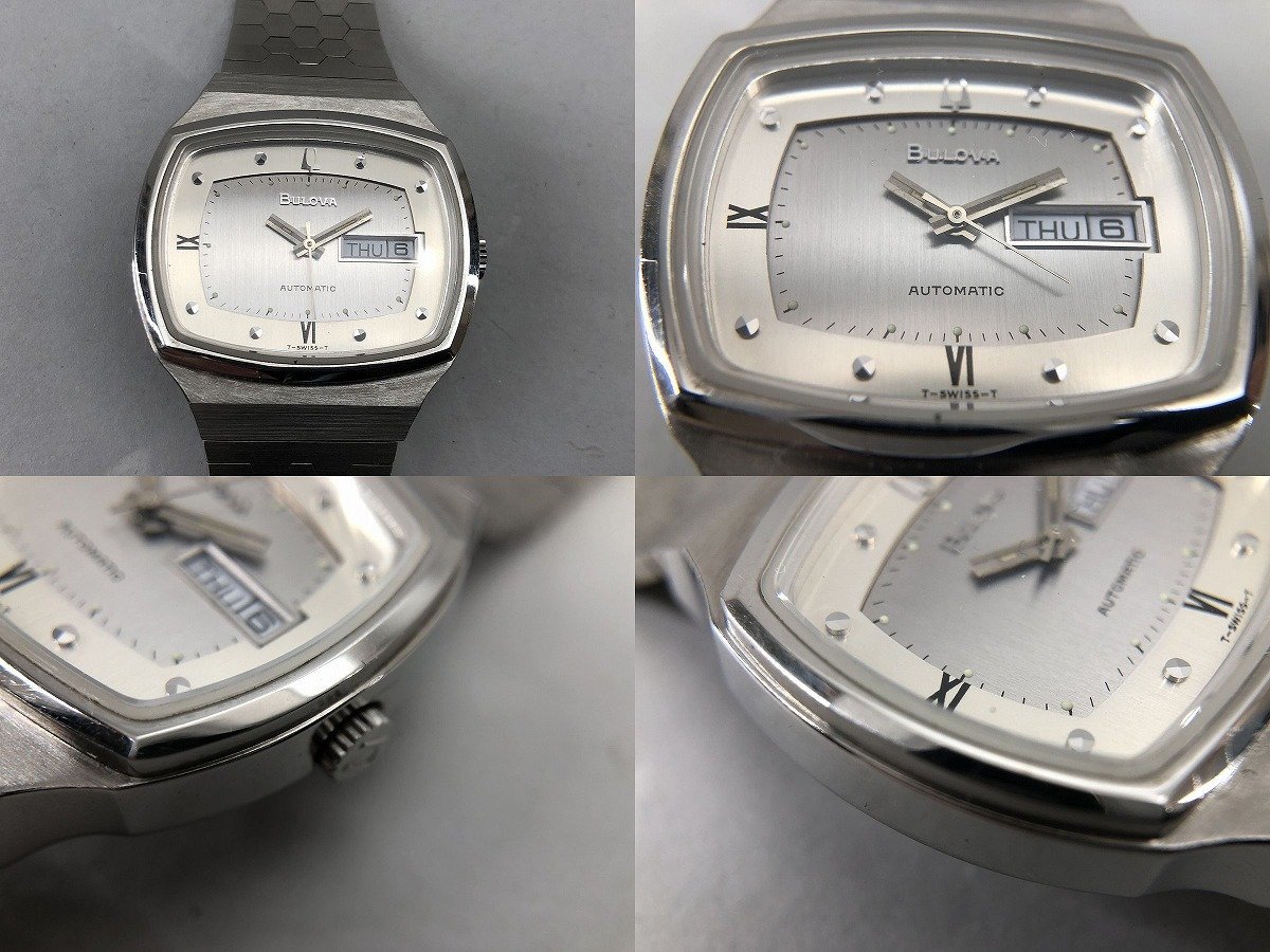 ジャンク BULOVA ブローバ 自動巻き/クォーツ 2点セット 現状[326132 