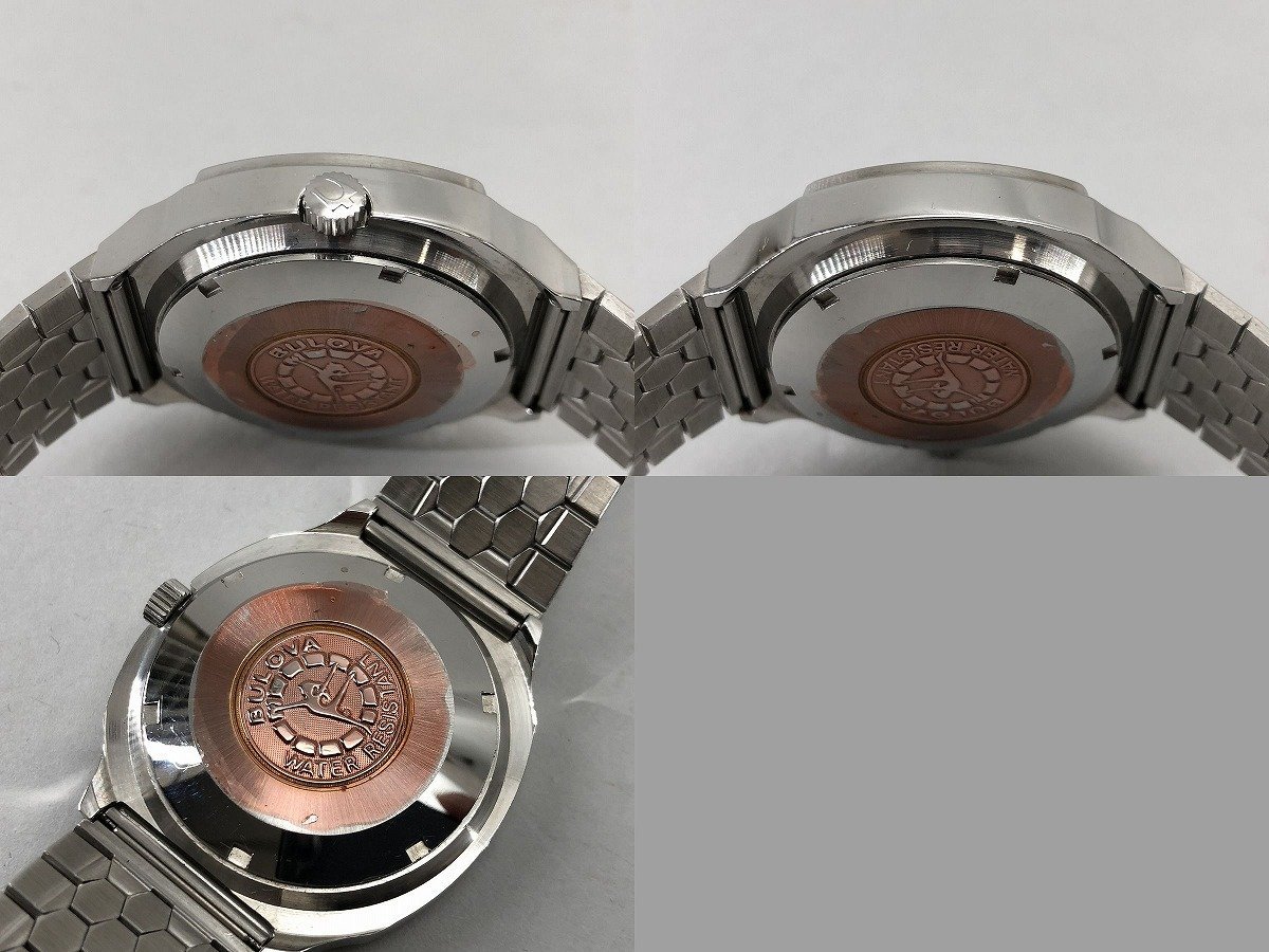 ジャンク BULOVA ブローバ 自動巻き/クォーツ 2点セット 現状[326132 