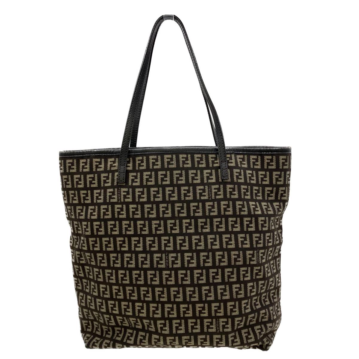 FENDI フェンディ 8BH074 ズッキーノ ズッカ柄 トートバッグ 【中古】