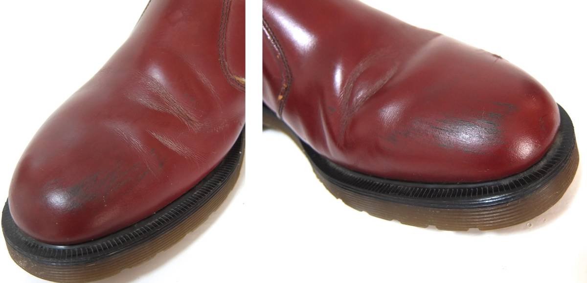 英国製 Dr.Martens ドクターマーチン サイドゴアブーツ チェリーレッド