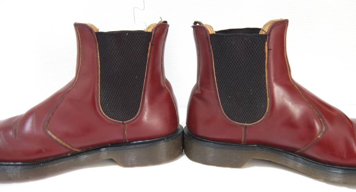 英国製 Dr.Martens ドクターマーチン サイドゴアブーツ チェリーレッド