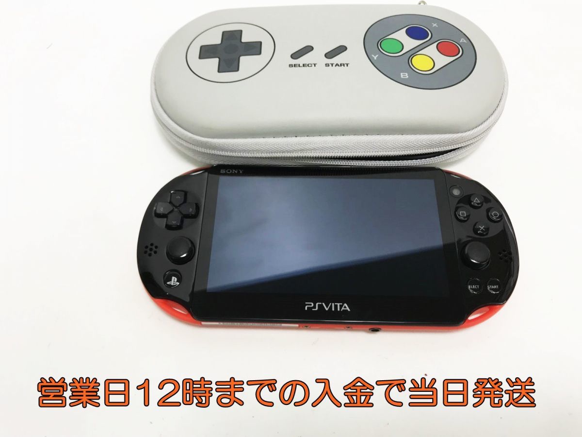 Vita Wi-Fiモデル PlayStation レッド⁄ブラック PS PCH-2000 Slim Sony 